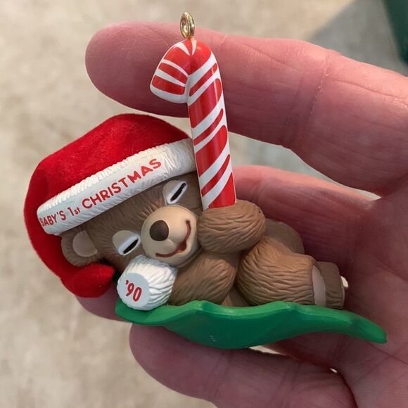 2 Vintage Hallmark Baby Ornaments - Picture 3 of 3